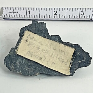 Hornblende Mineral Specimen Lot Mexico Vintage Labeled Rock Set